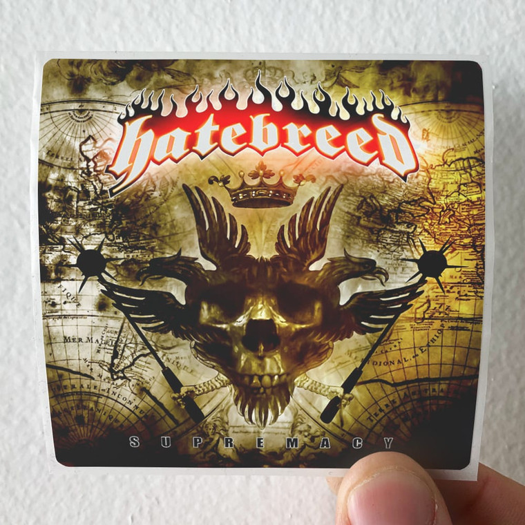 Hatebreed Supremacy 1 Album Cover Sticker