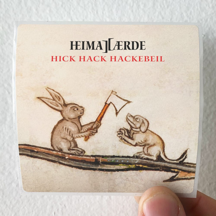 Heimatrde Hick Hack Hackebeil Album Cover Sticker