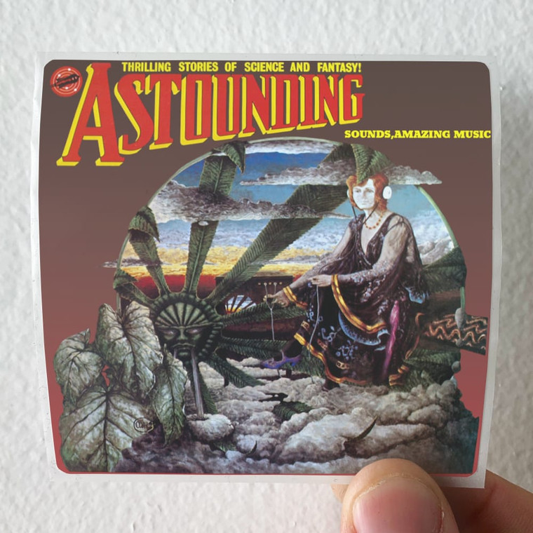 Hawkwind Astounding Sounds Amazing Music Album Cover Sticker