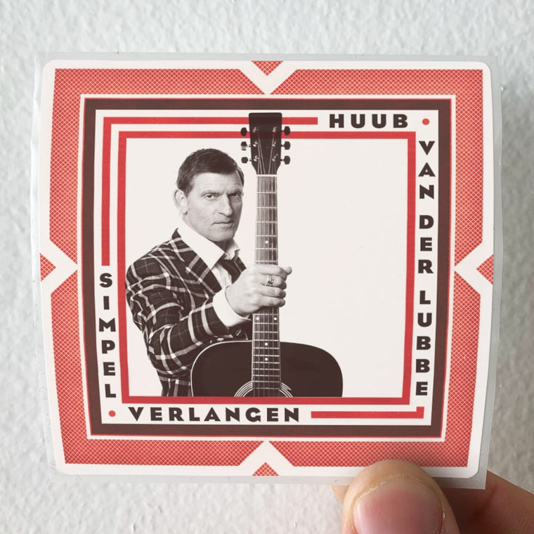 Huub van der Lubbe Simpel Verlangen Album Cover Sticker