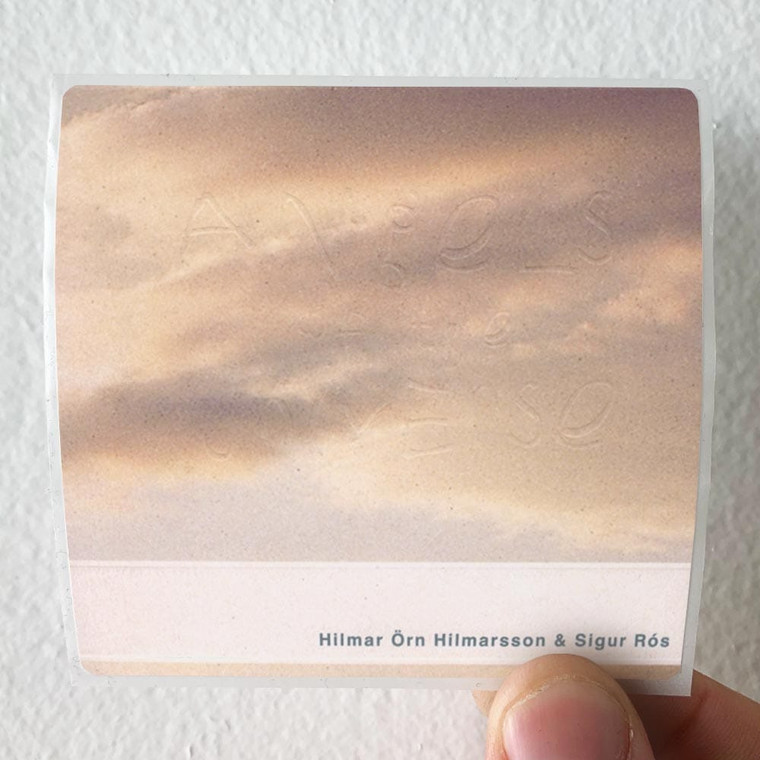 Hilmar Orn Hilmarsson Englar Alheimsins Album Cover Sticker