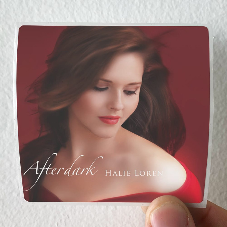 Halie Loren After Dark Album Cover Sticker