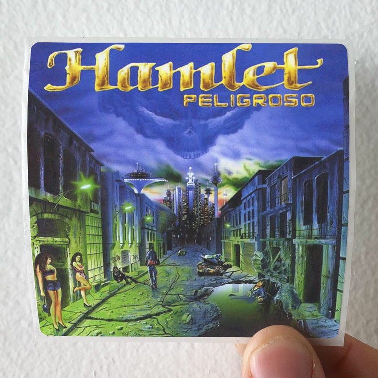 Hamlet Peligroso Album Cover Sticker