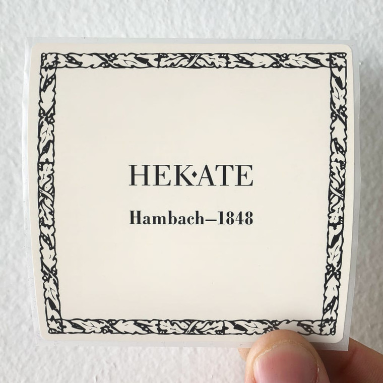 Hekate Hambach 1848 Album Cover Sticker