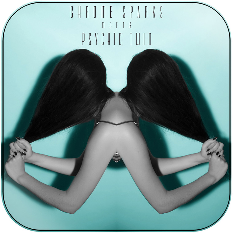 Psychic Twin Chrome Sparks Meets Psychic Twin Album Cover Sticker Album Cover Sticker