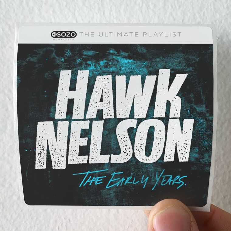 Hawk Nelson Best Of Hawk Nelson Album Cover Sticker