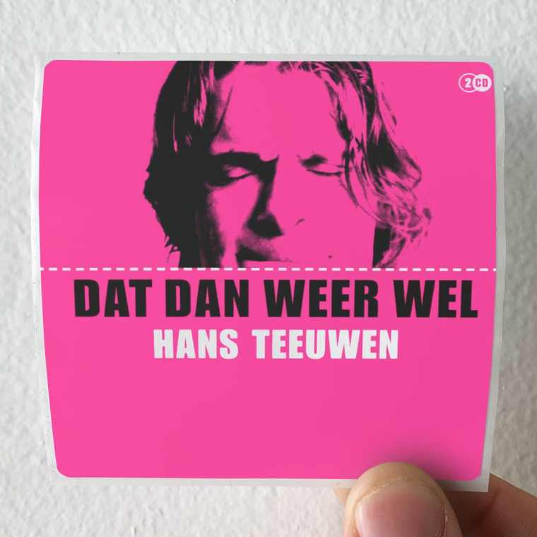 Hans Teeuwen Dat Dan Weer Wel Album Cover Sticker
