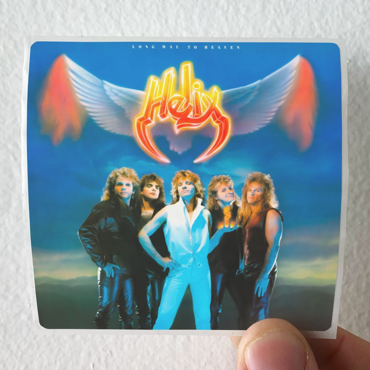 Helix Long Way To Heaven Album Cover Sticker