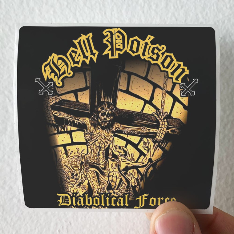 Hell Poison Diabolical Force Album Cover Sticker