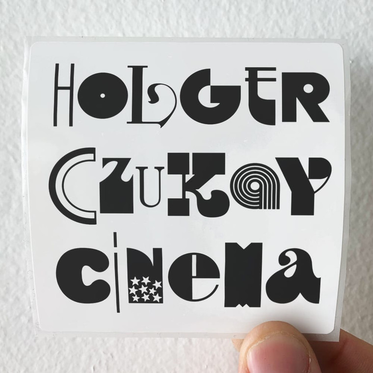 Holger Czukay Cinema Album Cover Sticker