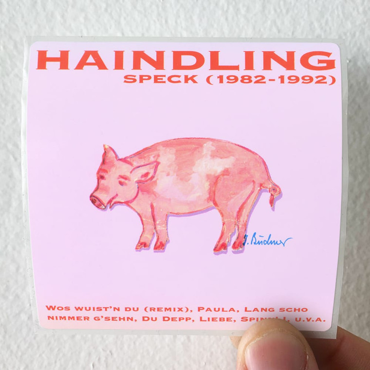 Haindling Speck 19821992 Album Cover Sticker