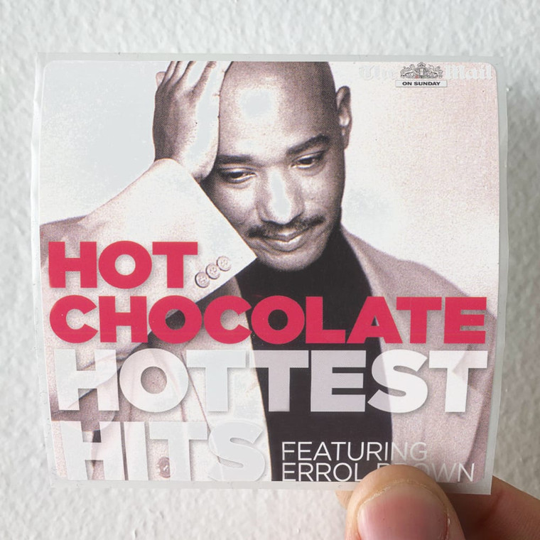 Hot Chocolate Hottest Hits Album Cover Sticker