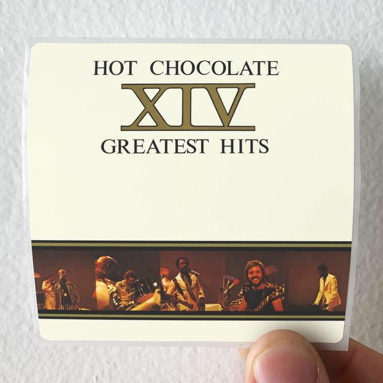 Hot Chocolate Xiv Greatest Hits 1 Album Cover Sticker