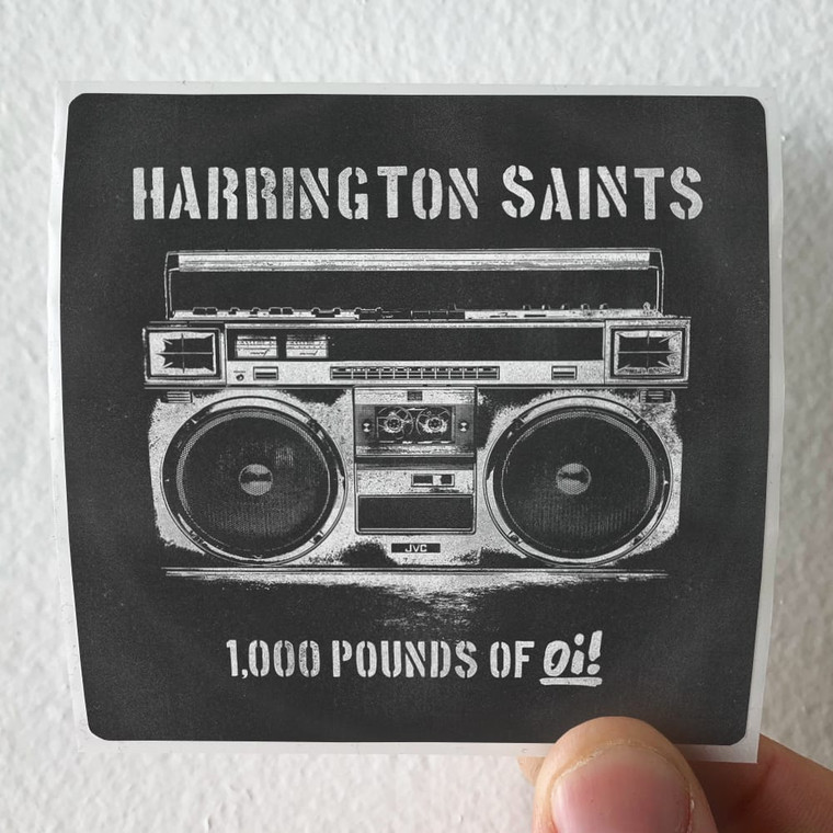 Harrington Saints 1000 Pounds Of Oi Album Cover Sticker