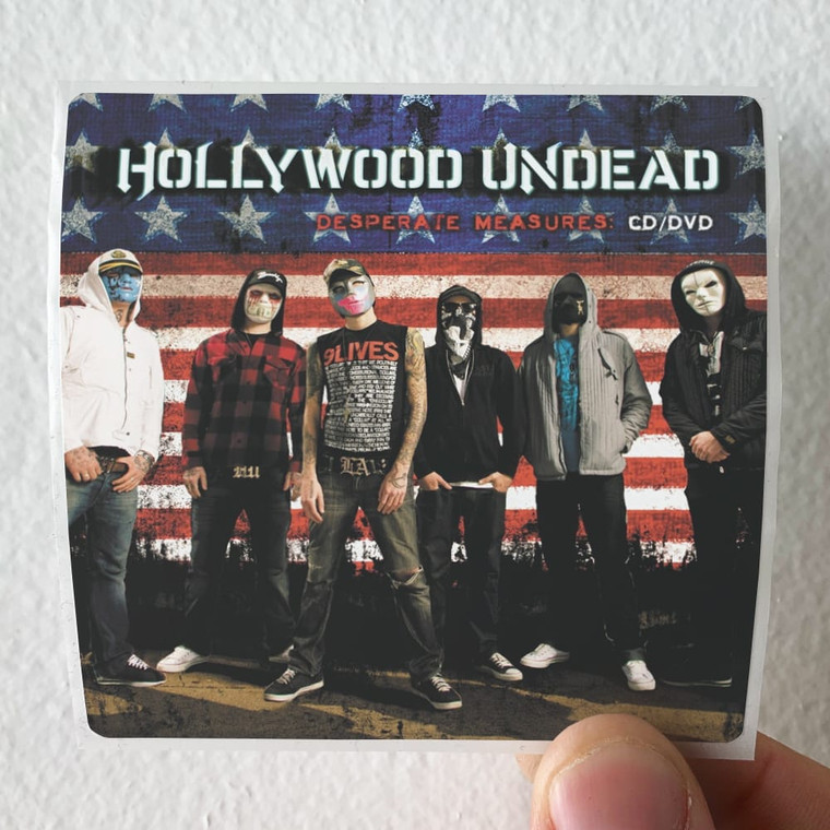 Hollywood Undead Desperate Measures Album Cover Sticker