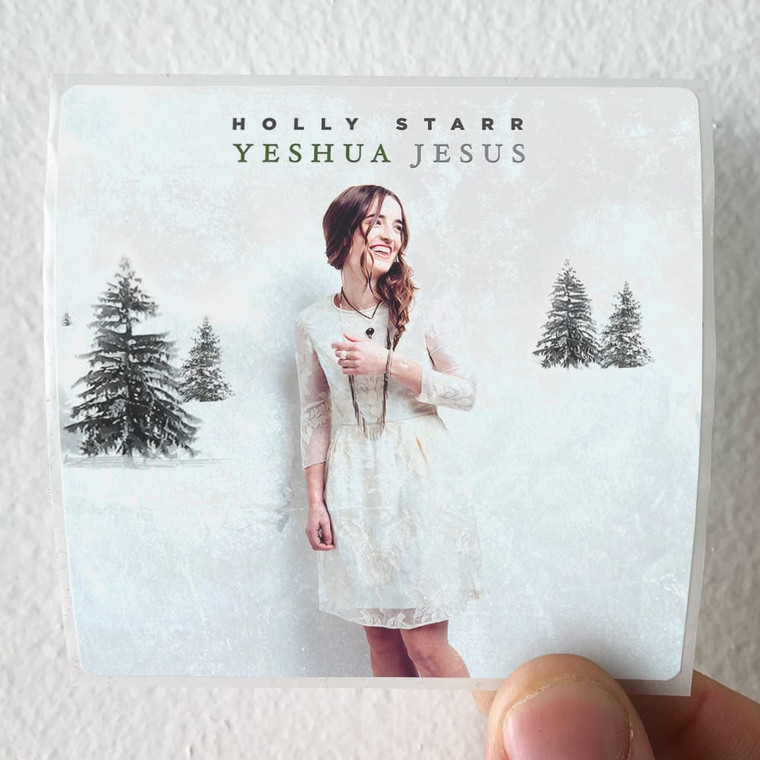 Holly Starr Yeshua Jesus O Come Let Us Adore Him Album Cover Sticker