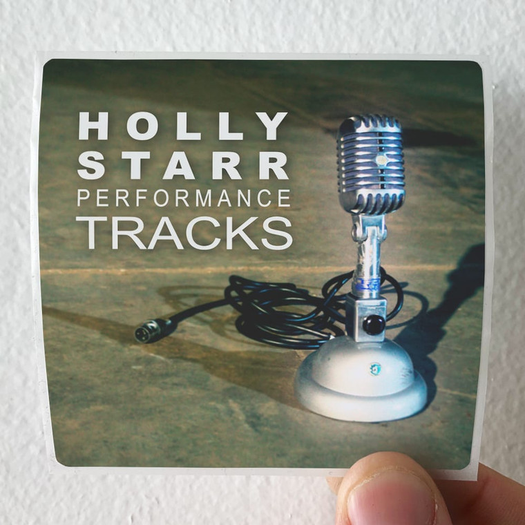 Holly Starr Performance Tracks Album Cover Sticker
