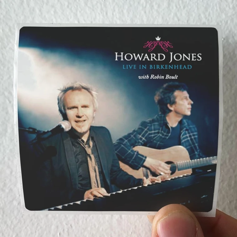 Howard Jones Live In Birkenhead Album Cover Sticker