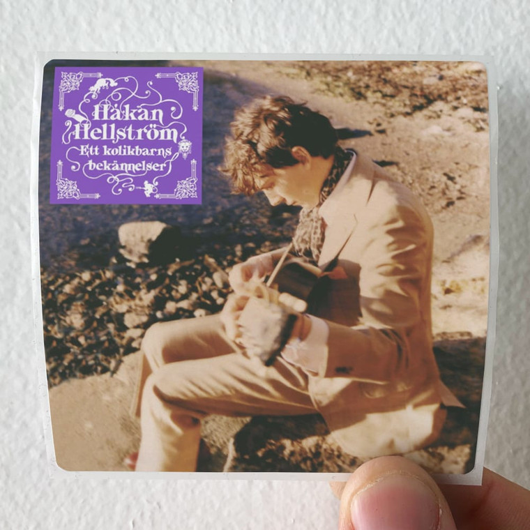 Hakan Hellstrom Ett Kolikbarns Beknnelser Album Cover Sticker