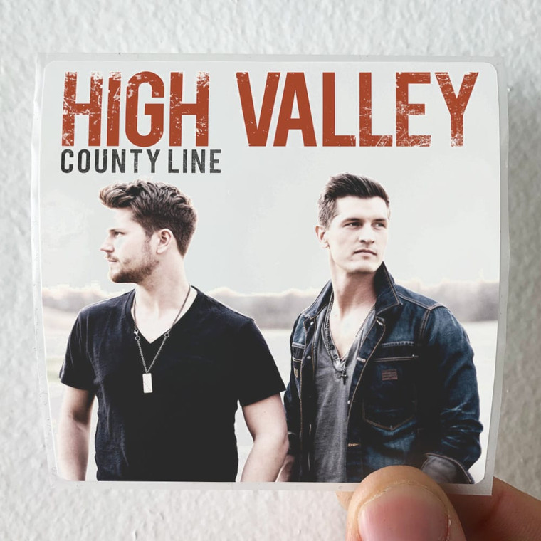 High Valley County Line 1 Album Cover Sticker