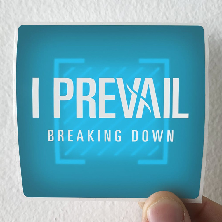 I Prevail Breaking Down Album Cover Sticker