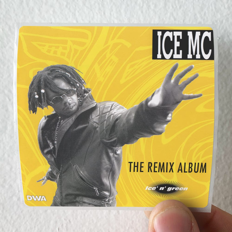 ICE MC Ice N Green The Remix Album Album Cover Sticker