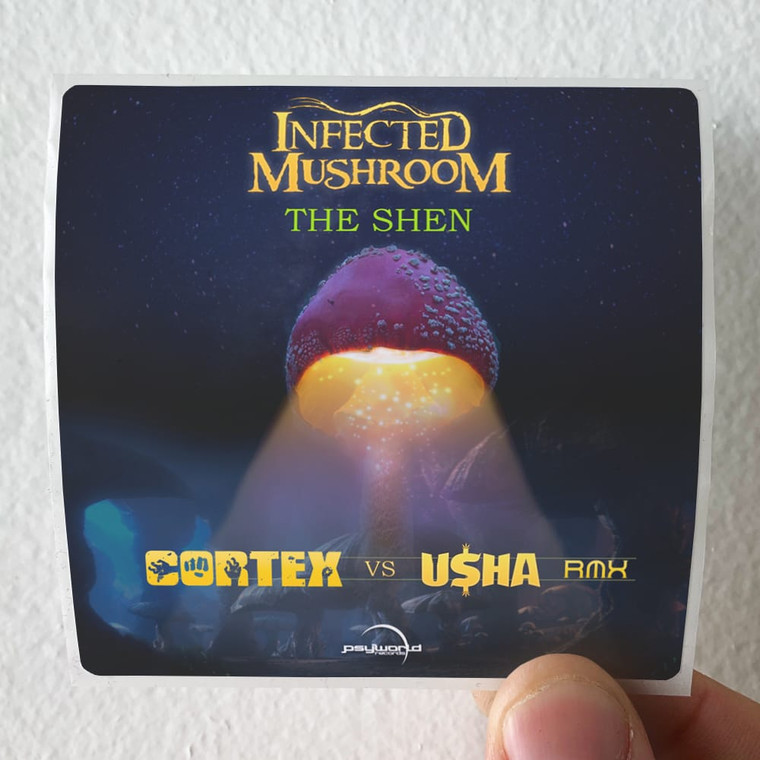 Infected Mushroom The Shen Usha Vs Cortex Remix Album Cover Sticker