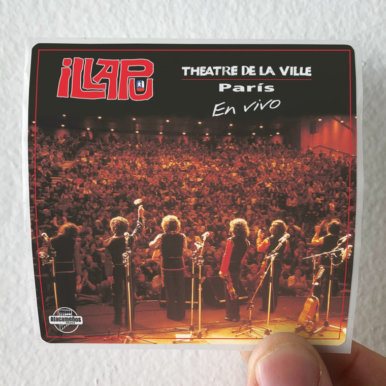 Illapu Theatre De La Ville Paris En Vivo Album Cover Sticker