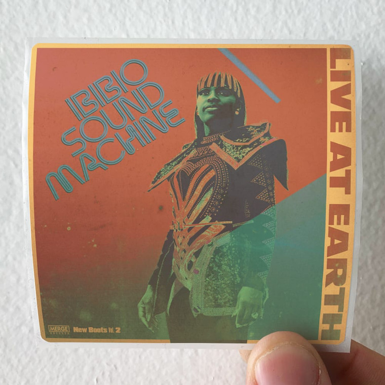 Ibibio Sound Machine Live At Earth Album Cover Sticker