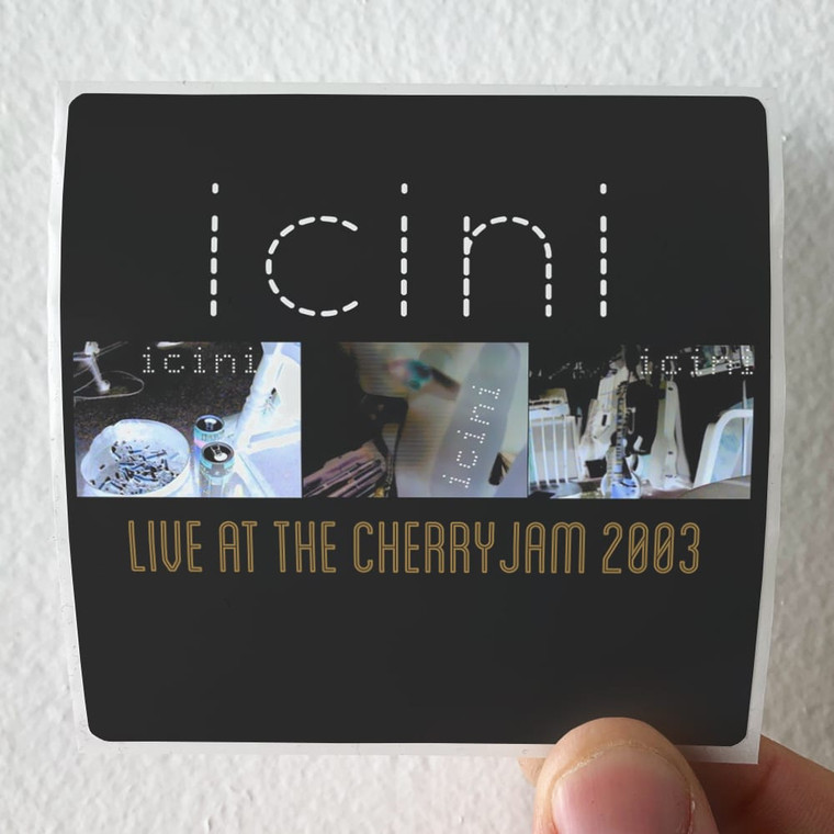 ICINI Live At The Cherry Jam 2003 Album Cover Sticker