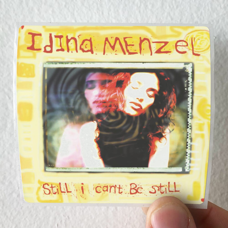 Idina Menzel Still I Cant Be Still Album Cover Sticker