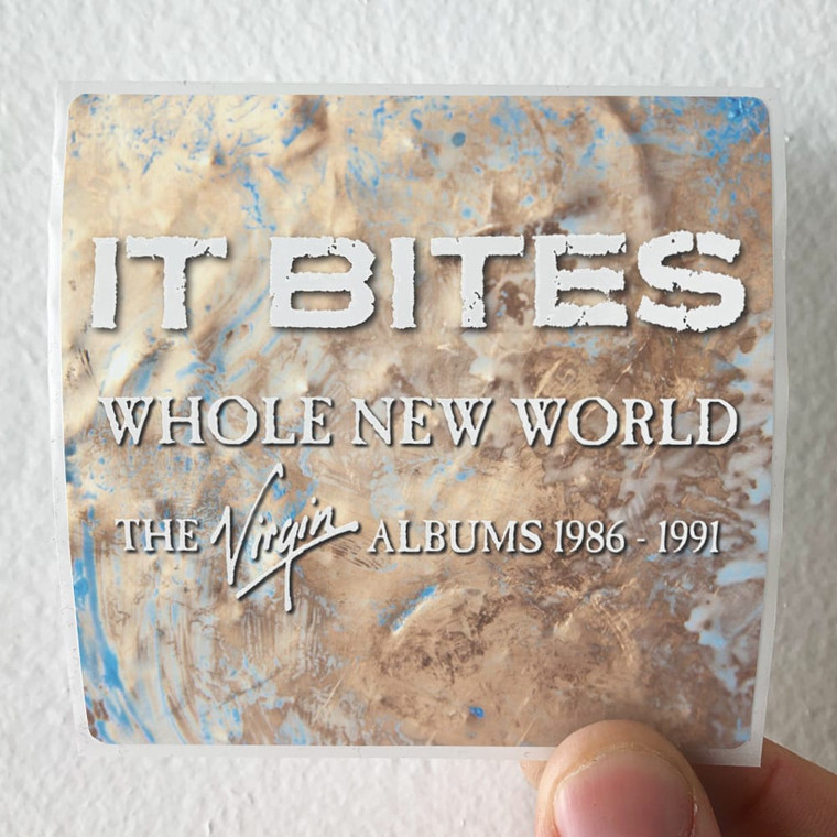 It Bites Whole New World Album Cover Sticker