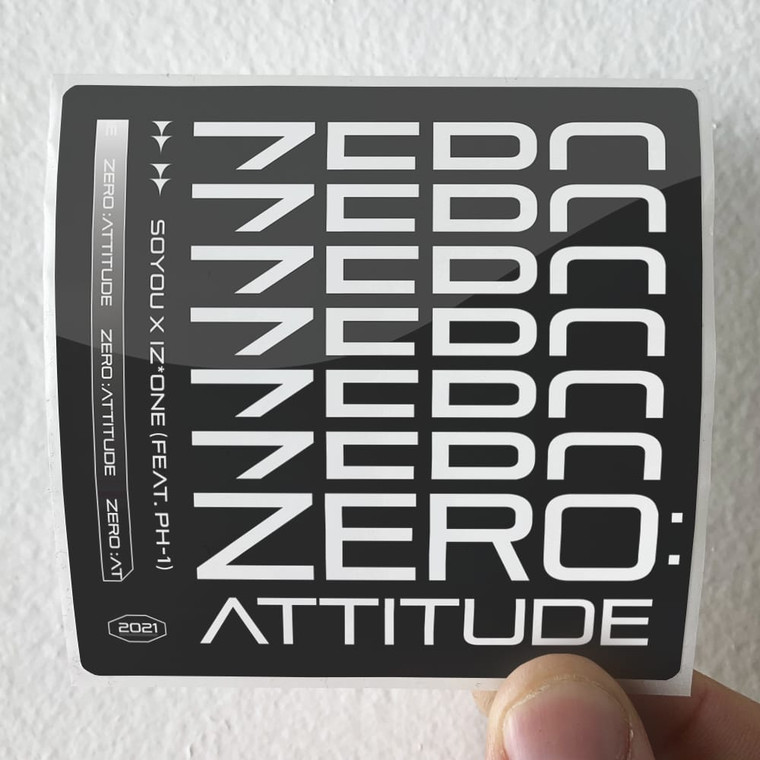 IZ_ONE Zeroattitude Album Cover Sticker