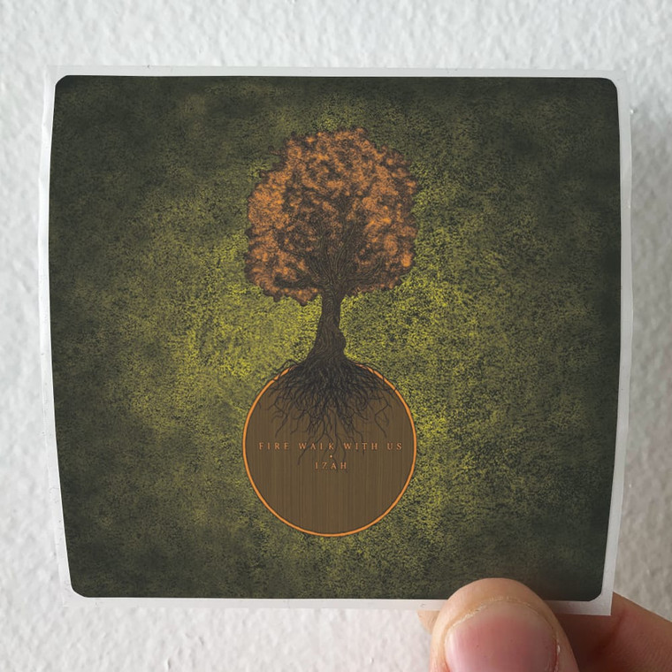 IZAH Fire Walk With Us Izah Album Cover Sticker