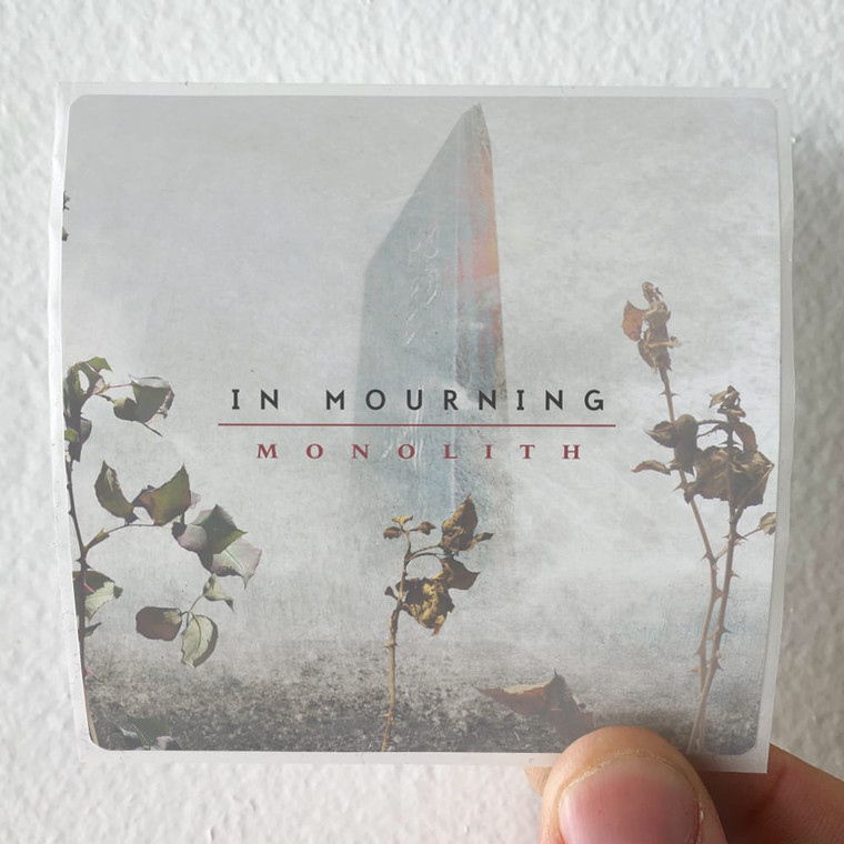 In Mourning Monolith Album Cover Sticker