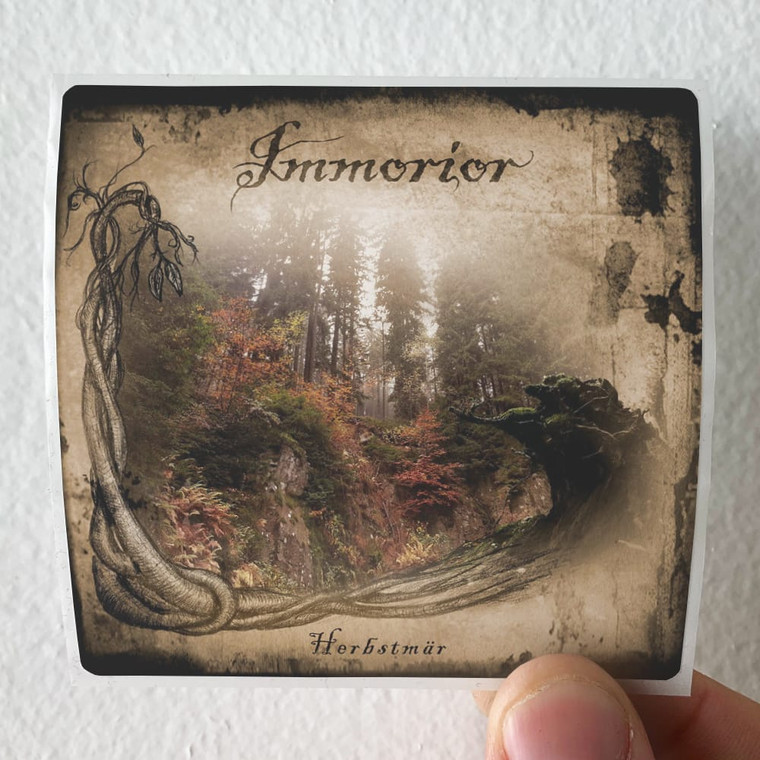 Immorior Herbstmr Album Cover Sticker