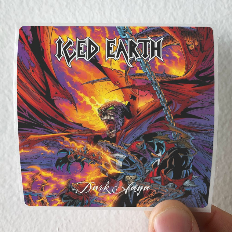 Iced Earth The Dark Saga 2 Album Cover Sticker Iced Earth The Dark Saga 2 Album Cover Sticker