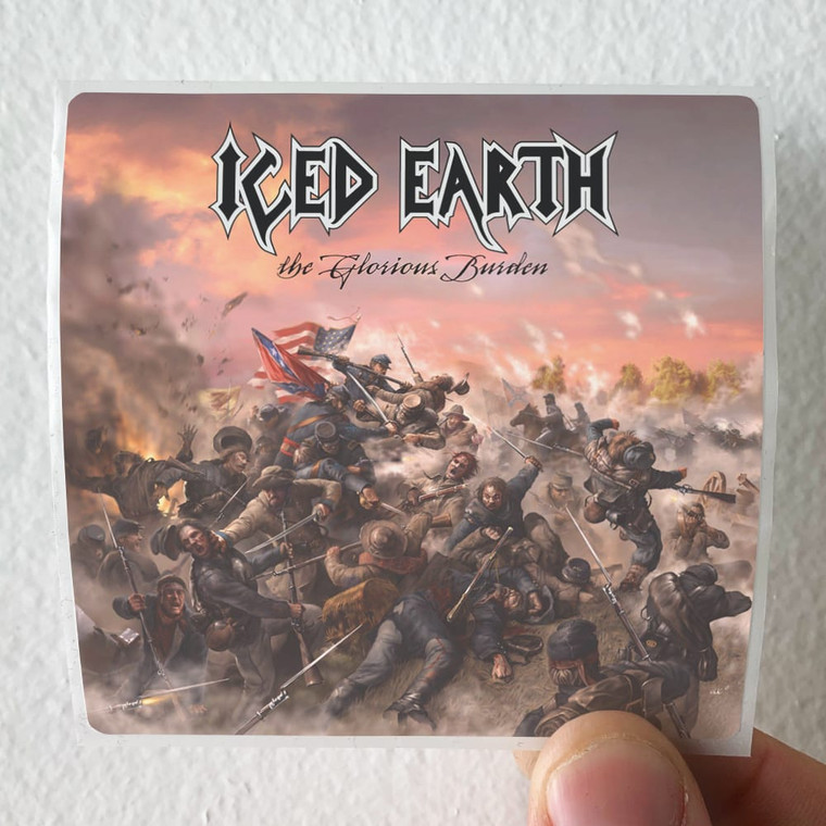 Iced Earth The Glorious Burden Album Cover Sticker