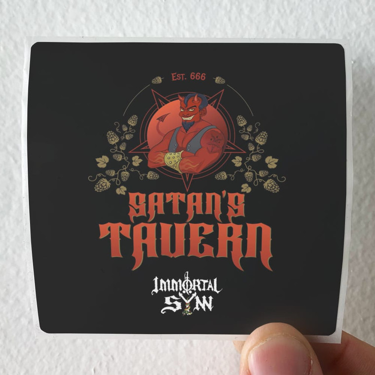 Immortal Synn Satans Tavern Album Cover Sticker
