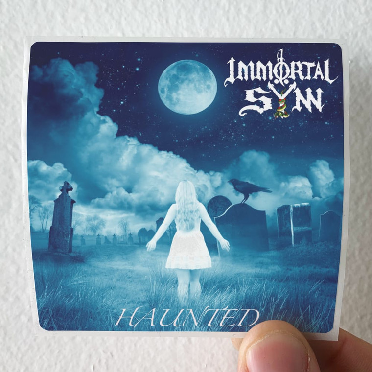 Immortal Synn Haunted Album Cover Sticker