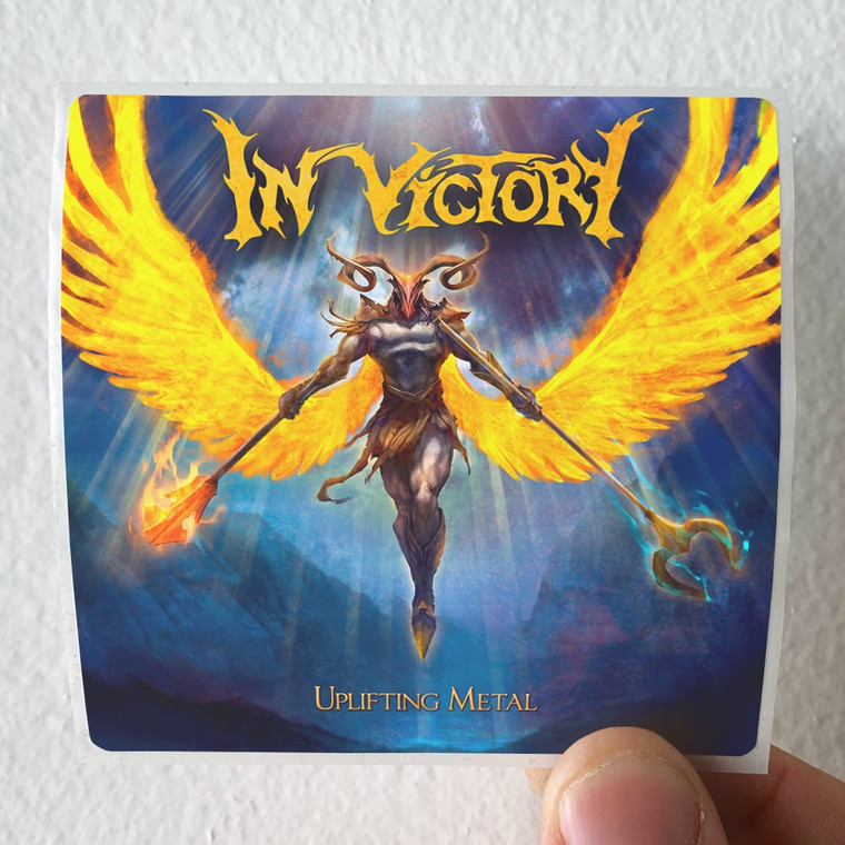 In Victory Uplifting Metal Album Cover Sticker In Victory Uplifting Metal Album Cover Sticker