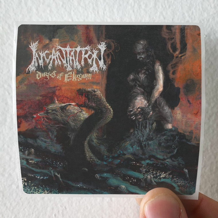 Incantation Dirges Of Elysium Album Cover Sticker