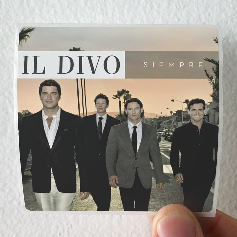 Il Divo Siempre Album Cover Sticker