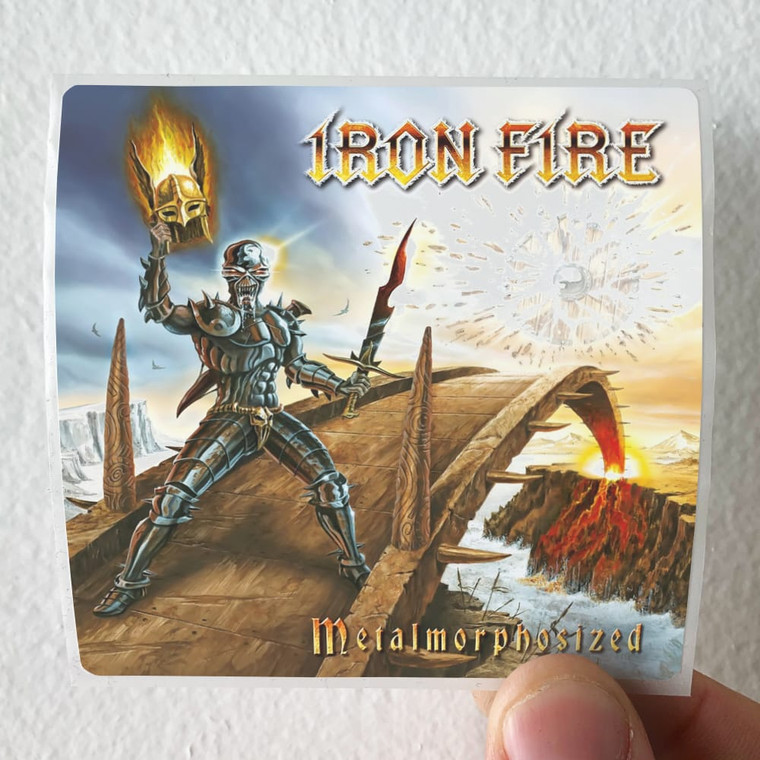 Iron Fire Metalmorphosized Album Cover Sticker