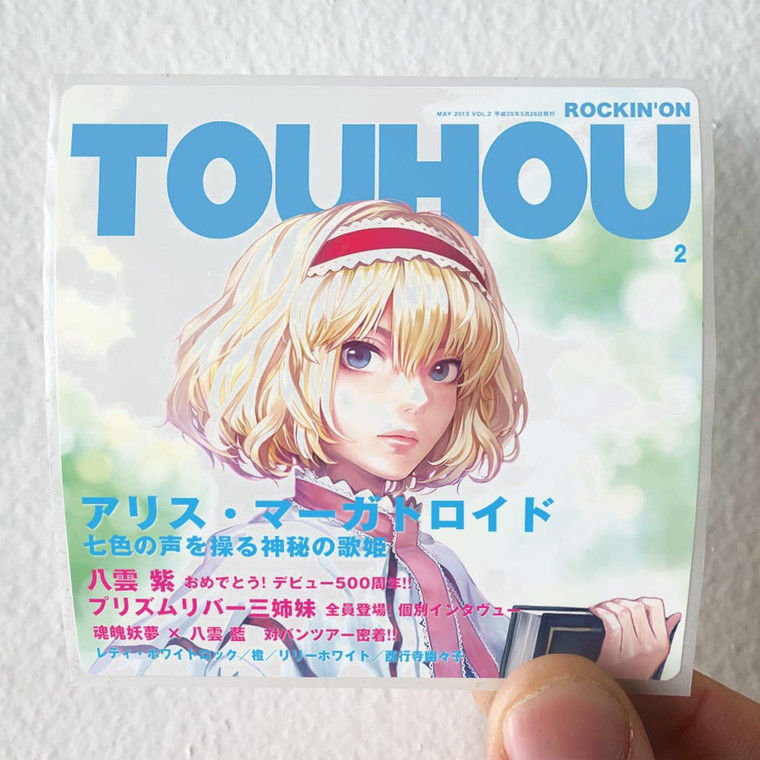 IOSYS Rockinon Touhou Vol2 Album Cover Sticker IOSYS Rockinon Touhou Vol2 Album Cover Sticker