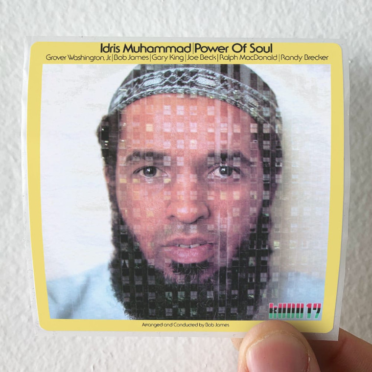 Idris Muhammad Power Of Soul Album Cover Sticker