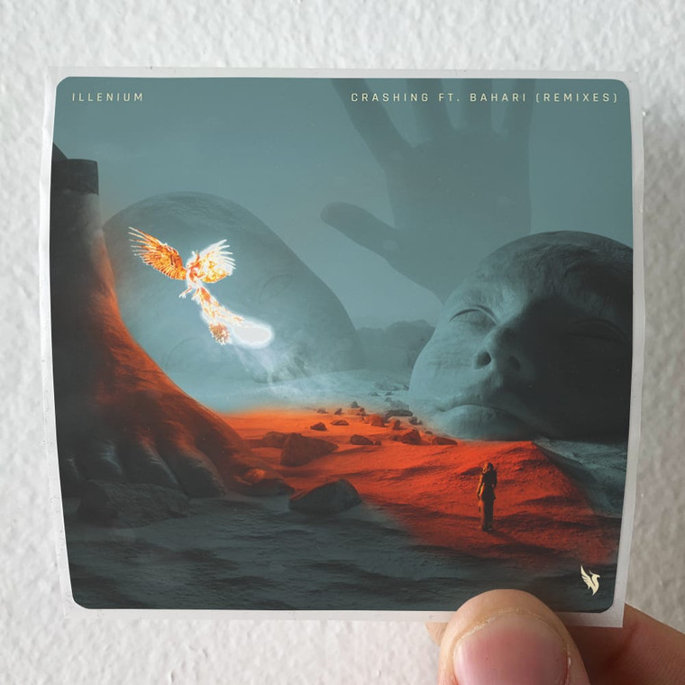 Illenium Crashing Remixes Album Cover Sticker