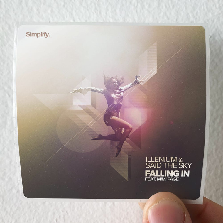 Illenium Falling In Album Cover Sticker