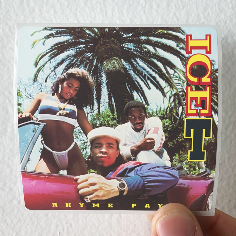 Ice-T Rhyme Pays Album Cover Sticker