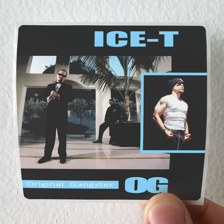 Ice-T Og Original Gangster Album Cover Sticker
